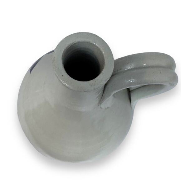 Williamsburg Pottery Lamp Base Only Yorktowne Salt Glaze Stoneware Jug Floral - Picture 8 of 13